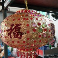 亚克力灯笼自动旋转中式红灯笼 喜庆阳台走廊吊灯手掌花灯笼